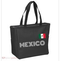 Mexico Country Flag Logo Tote Bag thumb 2