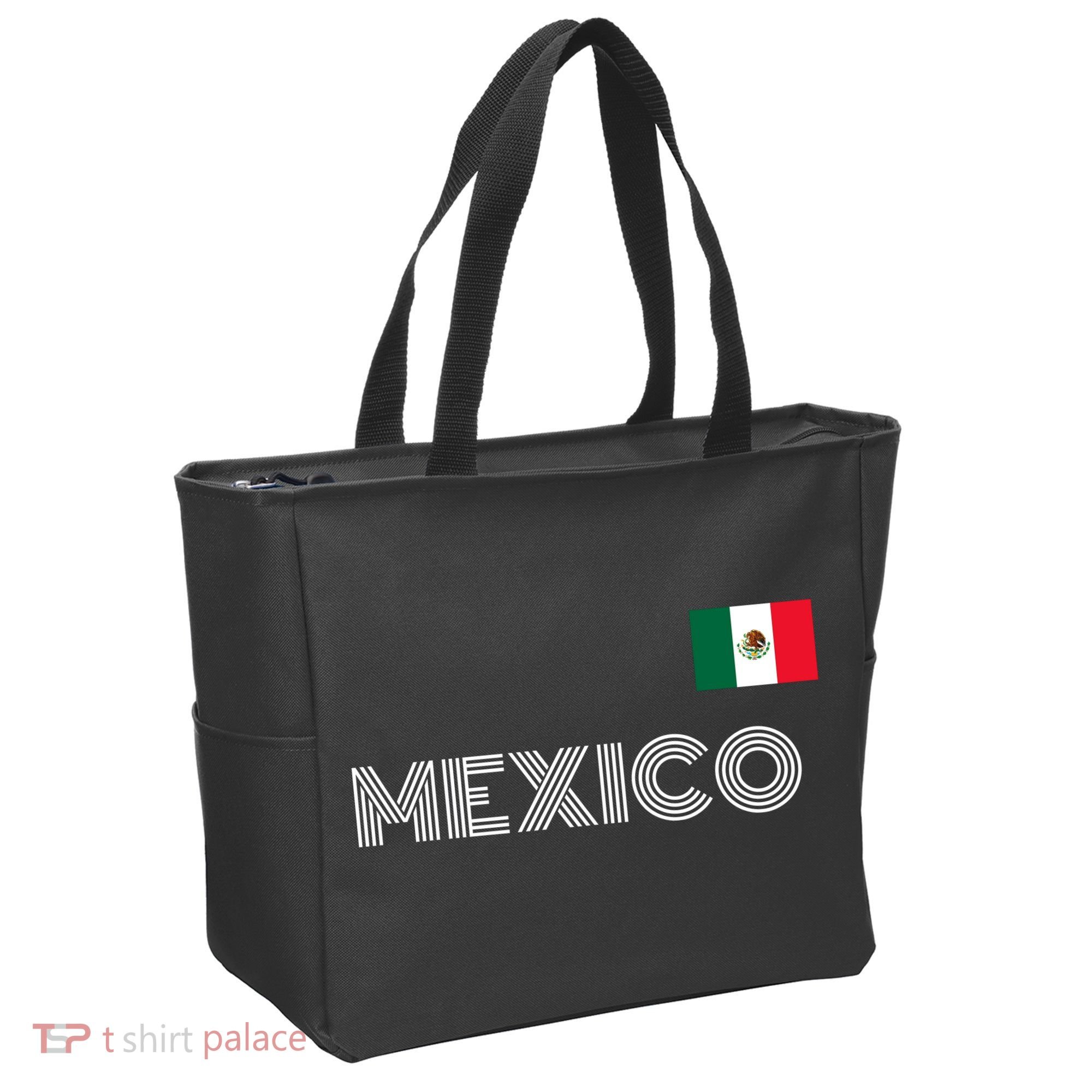 Mexico Country Flag Logo Tote Bag