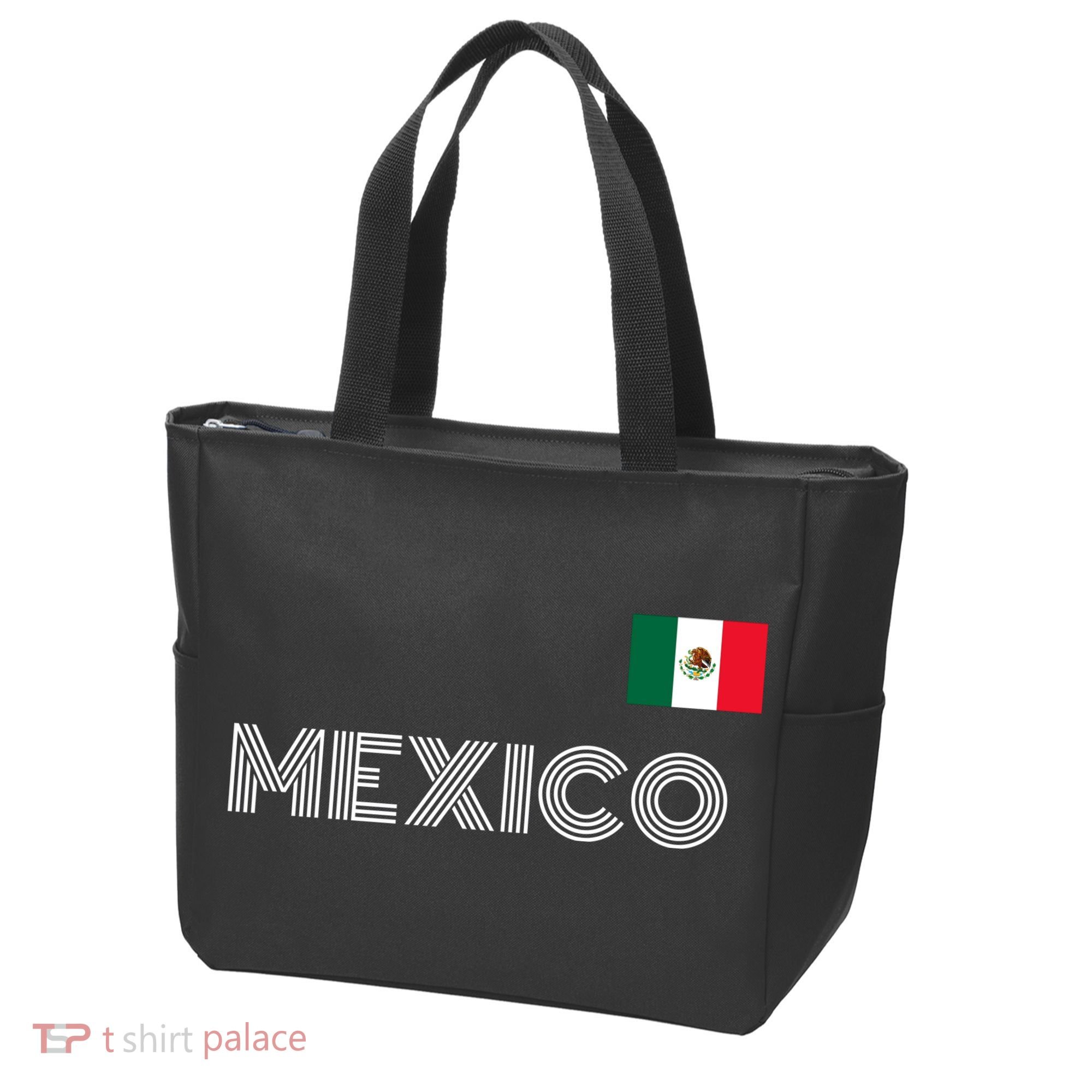 Mexico Country Flag Logo Tote Bag