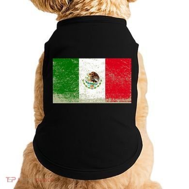 Mexico Flag Grunge Doggie Tank