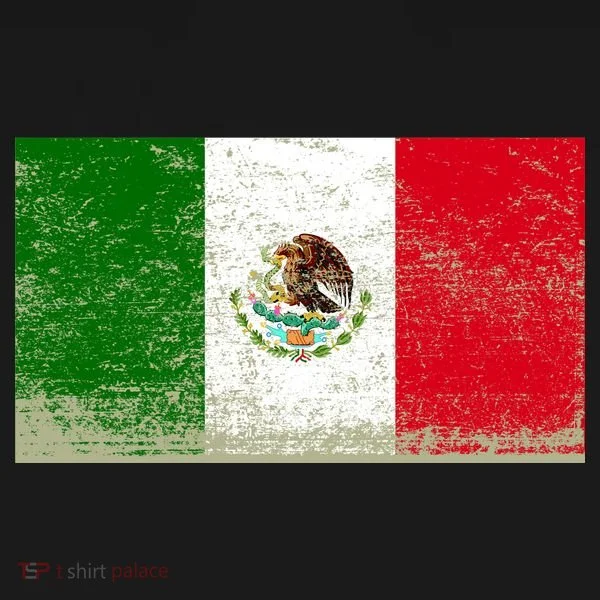 Mexico Flag Grunge Doggie Tank