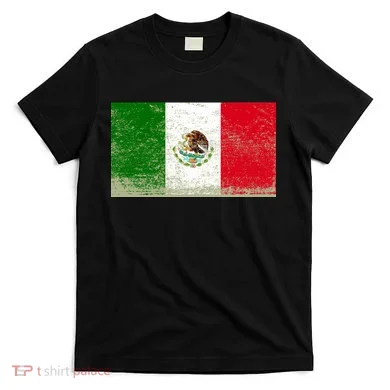 Mexico Flag Grunge T-Shirt