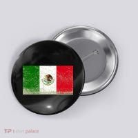 Mexico Flag Grunge Button thumb 0