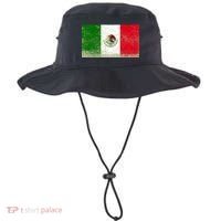 Mexico Flag Grunge Bucket Hat thumb 0