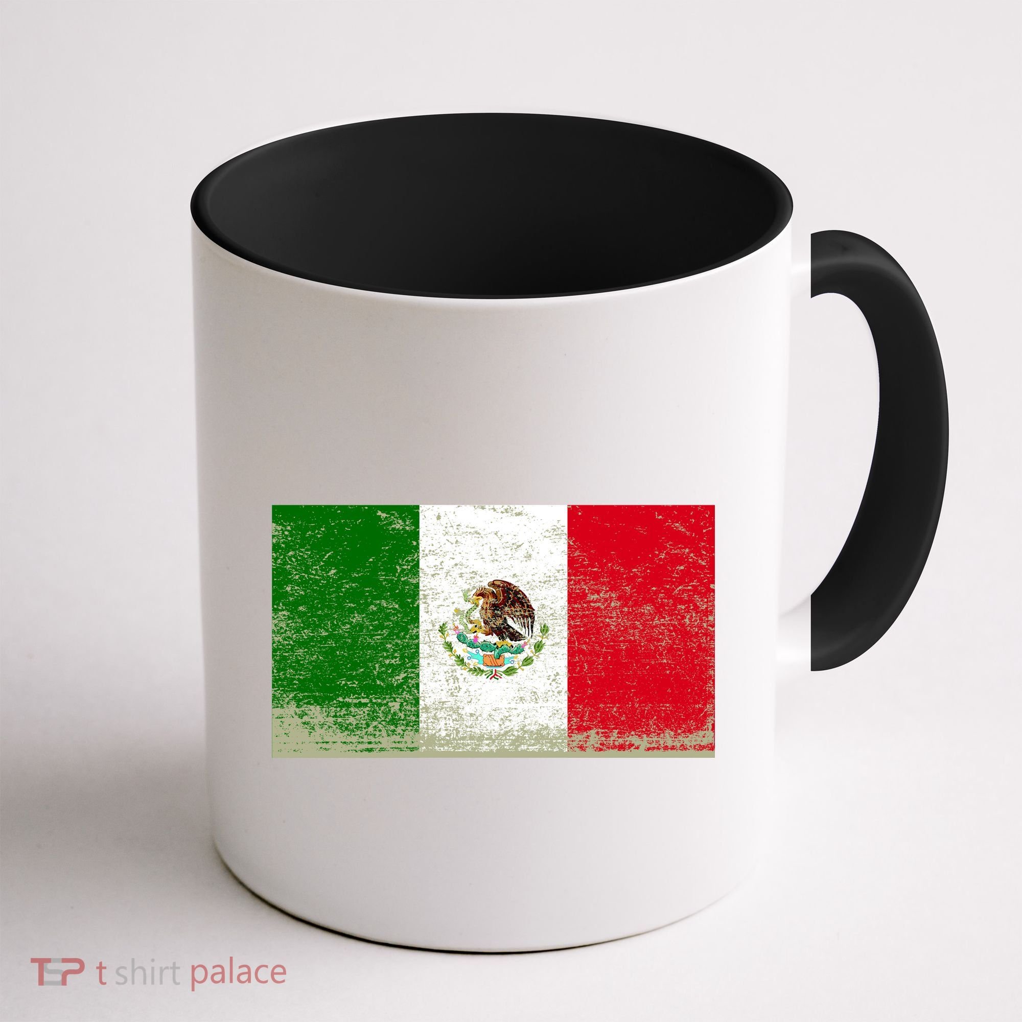 Mexico Flag Grunge Coffee Mug