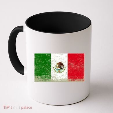 Mexico Flag Grunge Coffee Mug