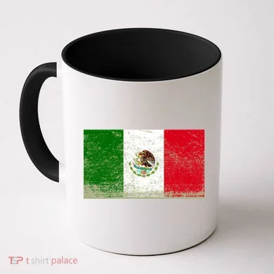 Mexico Flag Grunge Coffee Mug