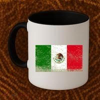 Mexico Flag Grunge Coffee Mug thumb 2