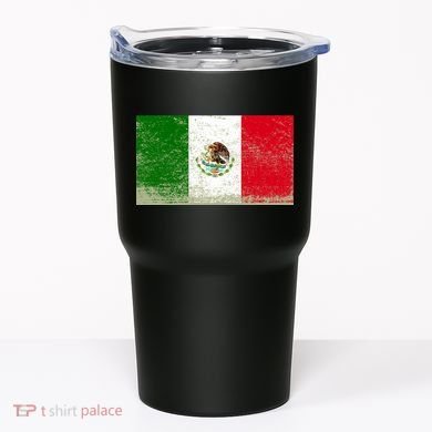 Mexico Flag Grunge Tumbler
