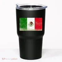 Mexico Flag Grunge Tumbler thumb 0
