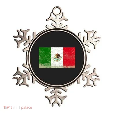 Mexico Flag Grunge Ornament