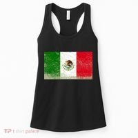 Mexico Flag Grunge Women's Tank Top thumb 0