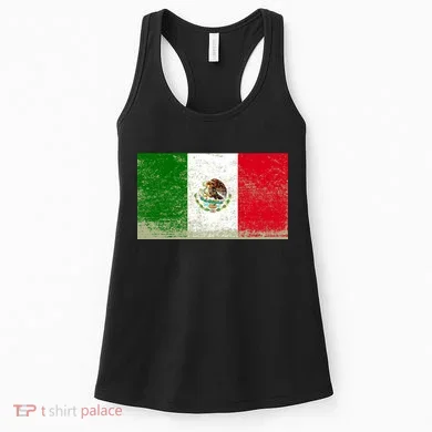 Mexico Flag Grunge Women's Tank Top