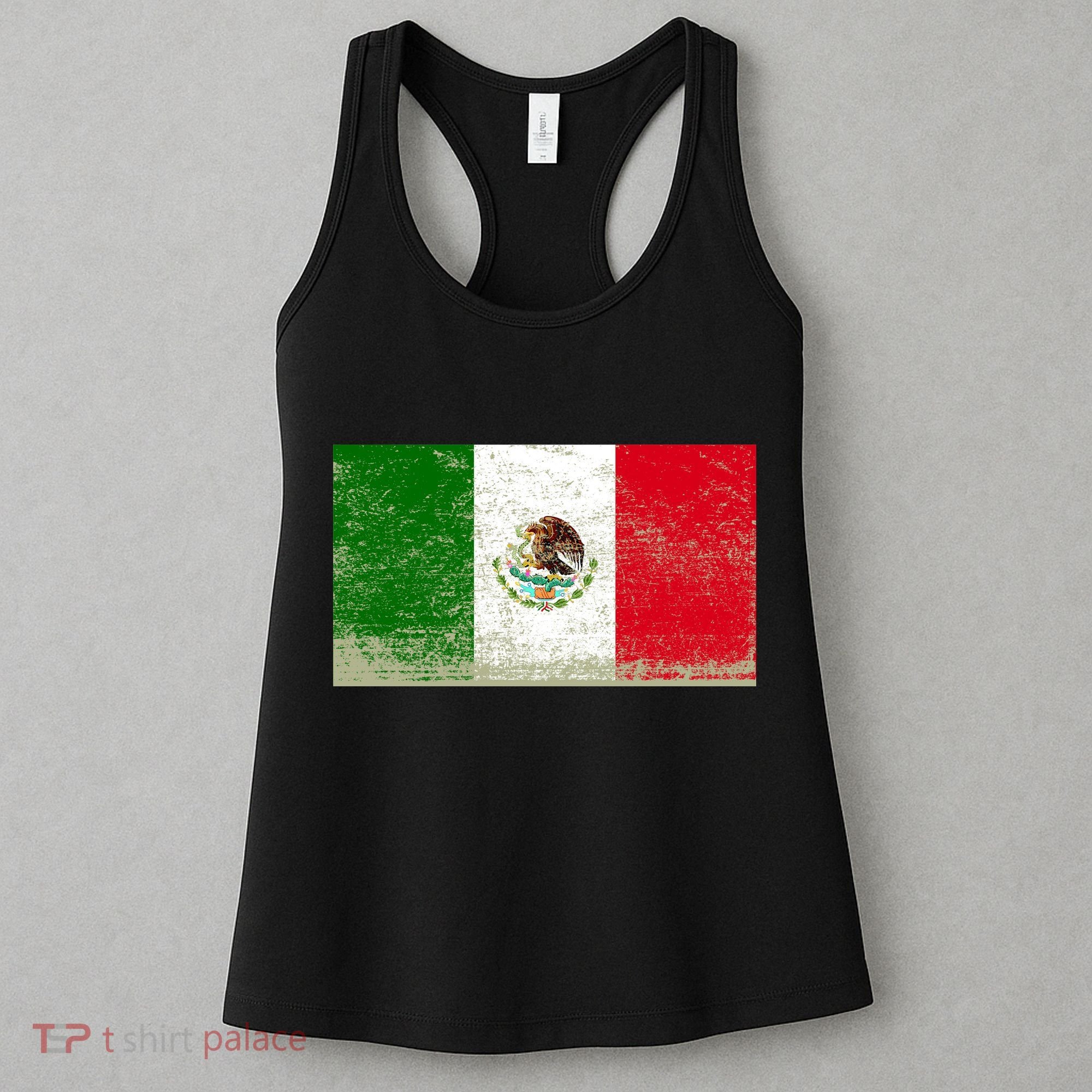 Mexico Flag Grunge Women's Tank Top