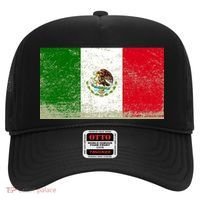 Mexico Flag Grunge Hat thumb 0