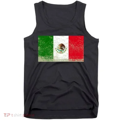 Mexico Flag Grunge Tank Top
