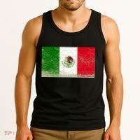 Mexico Flag Grunge Tank Top thumb 3
