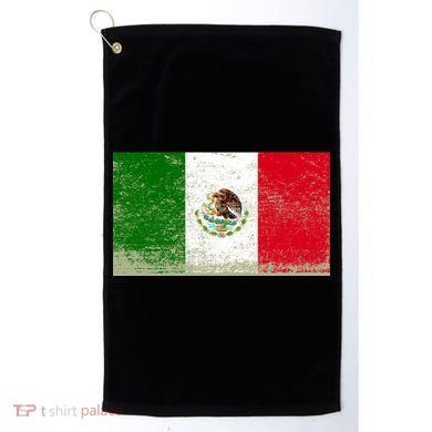 Mexico Flag Grunge Golf Towel