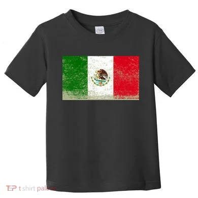 Mexico Flag Grunge Toddler T-Shirt