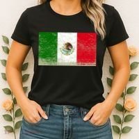 Mexico Flag Grunge Women's T-Shirt thumb 2