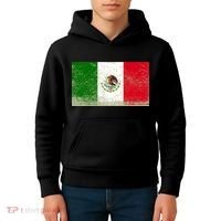 Mexico Flag Grunge Kids Hoodie thumb 4