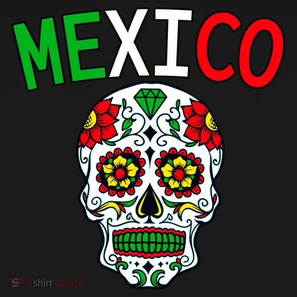 Mexico Skull Doggie Tank
