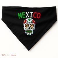 Mexico Skull USA-Made Doggie Bandana thumb 0