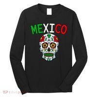 Mexico Skull Long Sleeve Shirt thumb 0