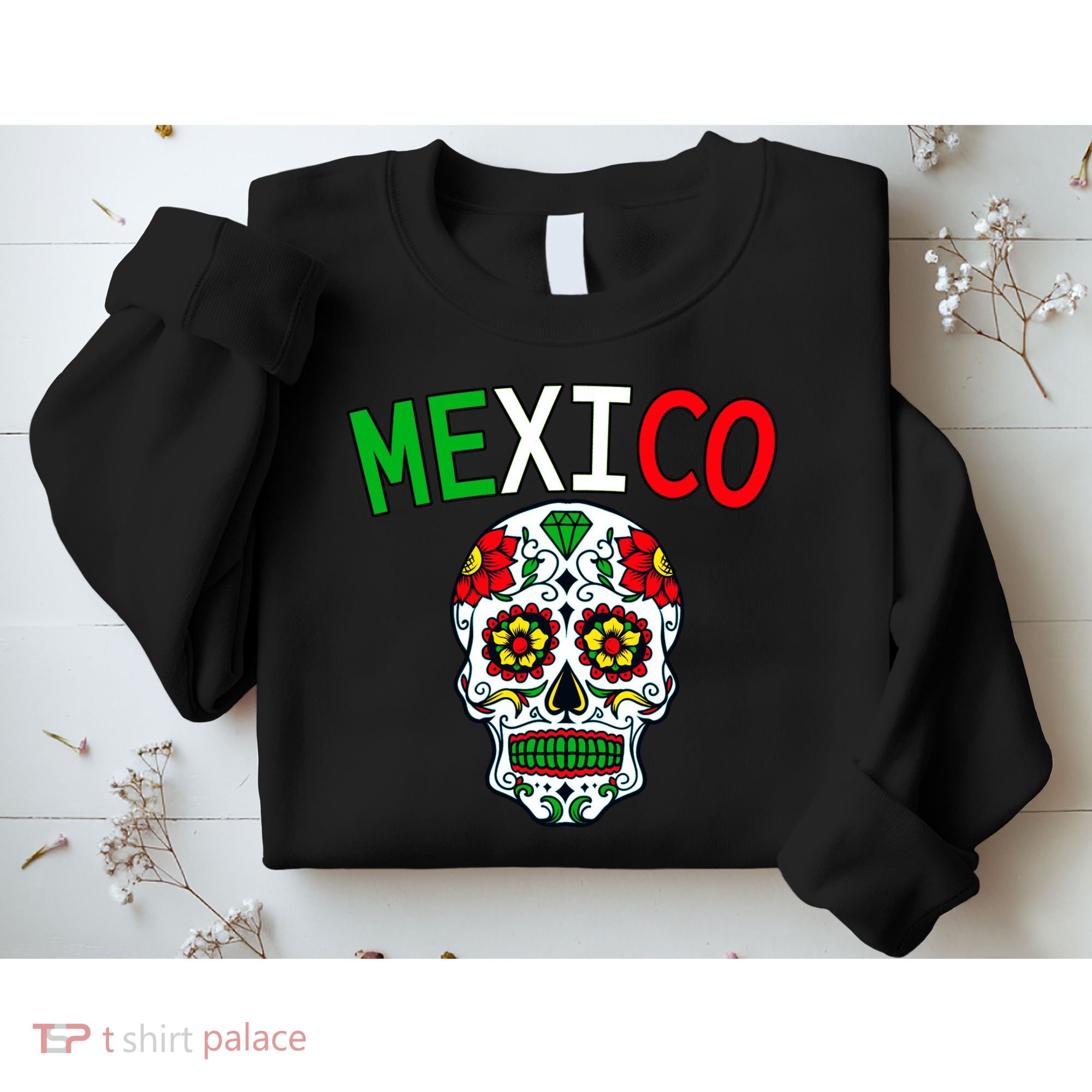 Mexico Skull Sweatshirt