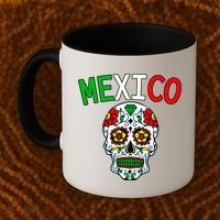 Mexico Skull Coffee Mug thumb 2