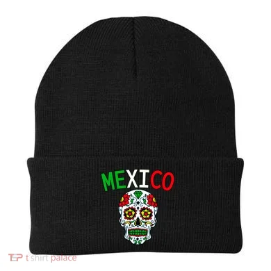 Mexico Skull Beanie