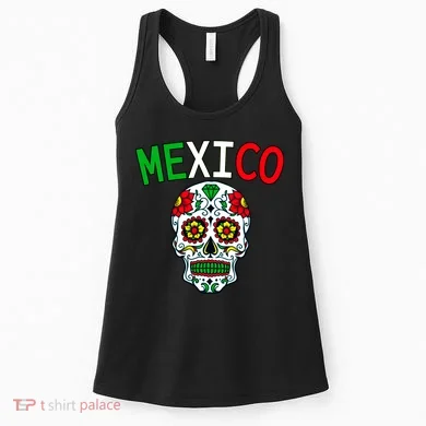 Mexico Skull Women's Tank Top