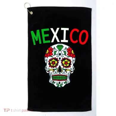 Mexico Skull Golf Towel