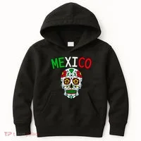 Mexico Skull Kids Hoodie thumb 0