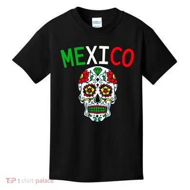 Mexico Skull Kids T-Shirt