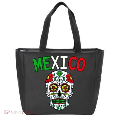 Mexico Skull Tote Bag