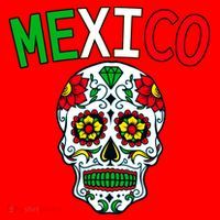 Mexico Skull Santa Hat thumb 1