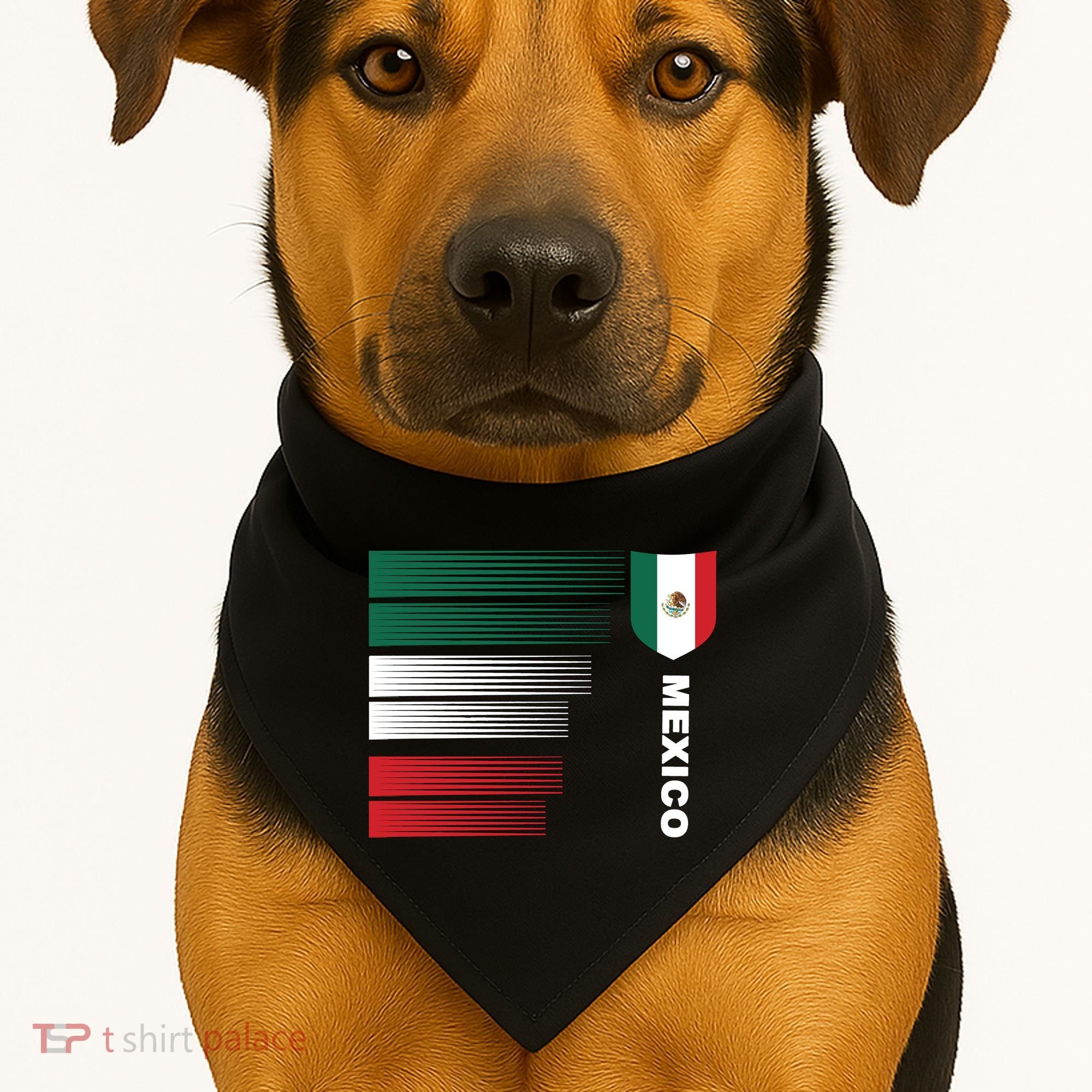Mexico Soccer Jersey USA-Made Doggie Bandana