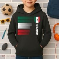 Mexico Soccer Jersey Kids Hoodie thumb 2