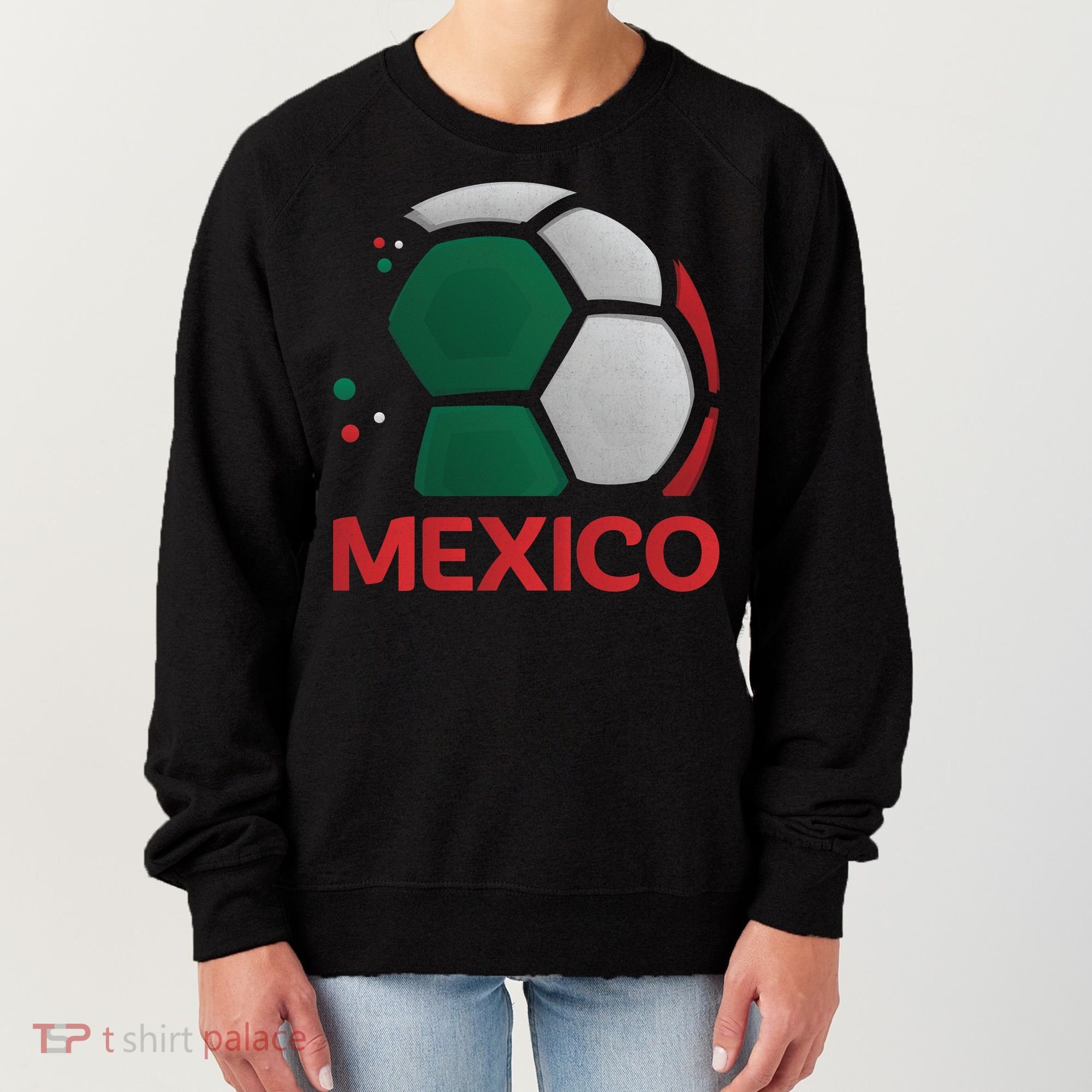 Mexico Soccer Jersey Logo Women's Sweatshirt