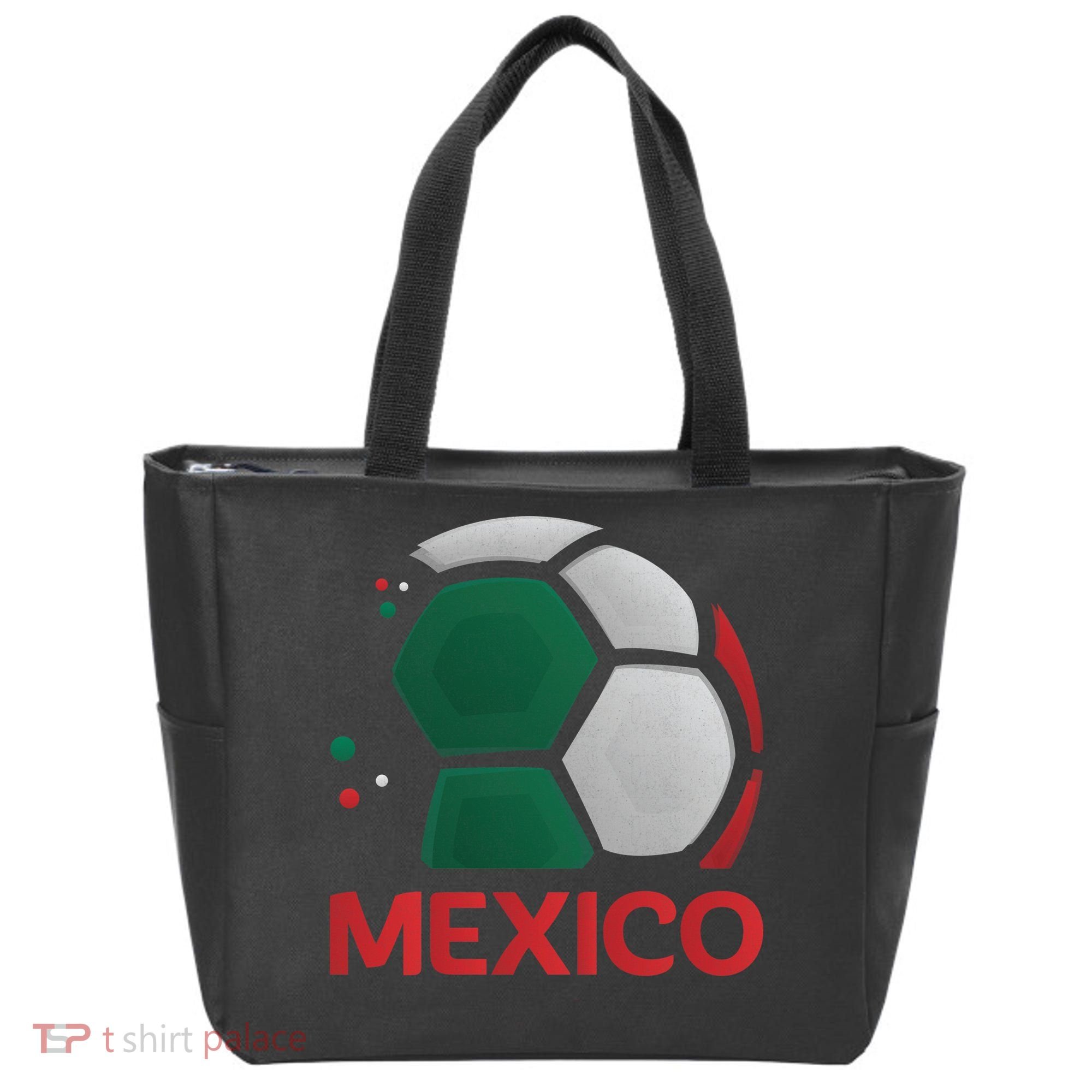 Mexico Soccer Jersey Logo Tote Bag