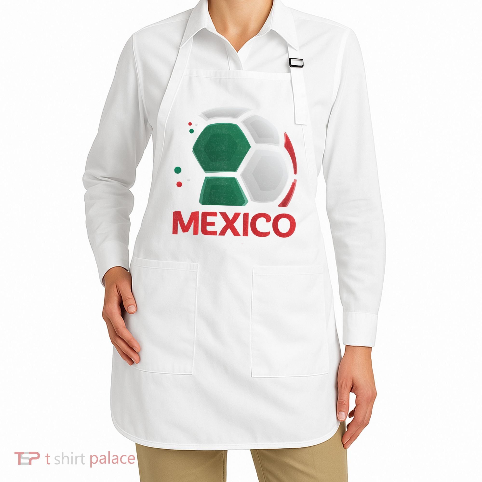 Mexico Soccer Jersey Logo Apron