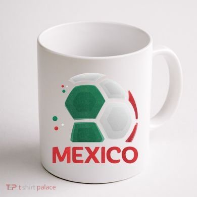 Mexico Soccer Jersey Logo Coffee Mug back
