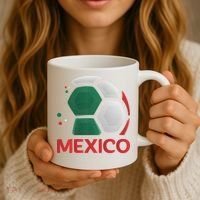 Mexico Soccer Jersey Logo Coffee Mug thumb 3