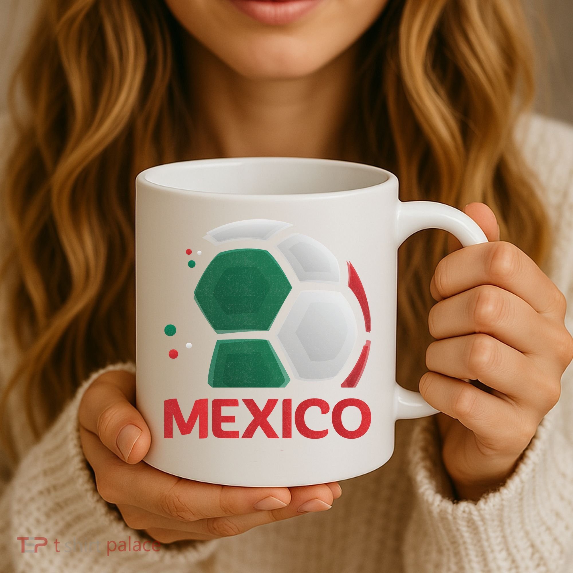 Mexico Soccer Jersey Logo Coffee Mug