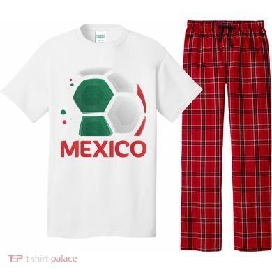 Mexico Soccer Jersey Logo Pajama Set