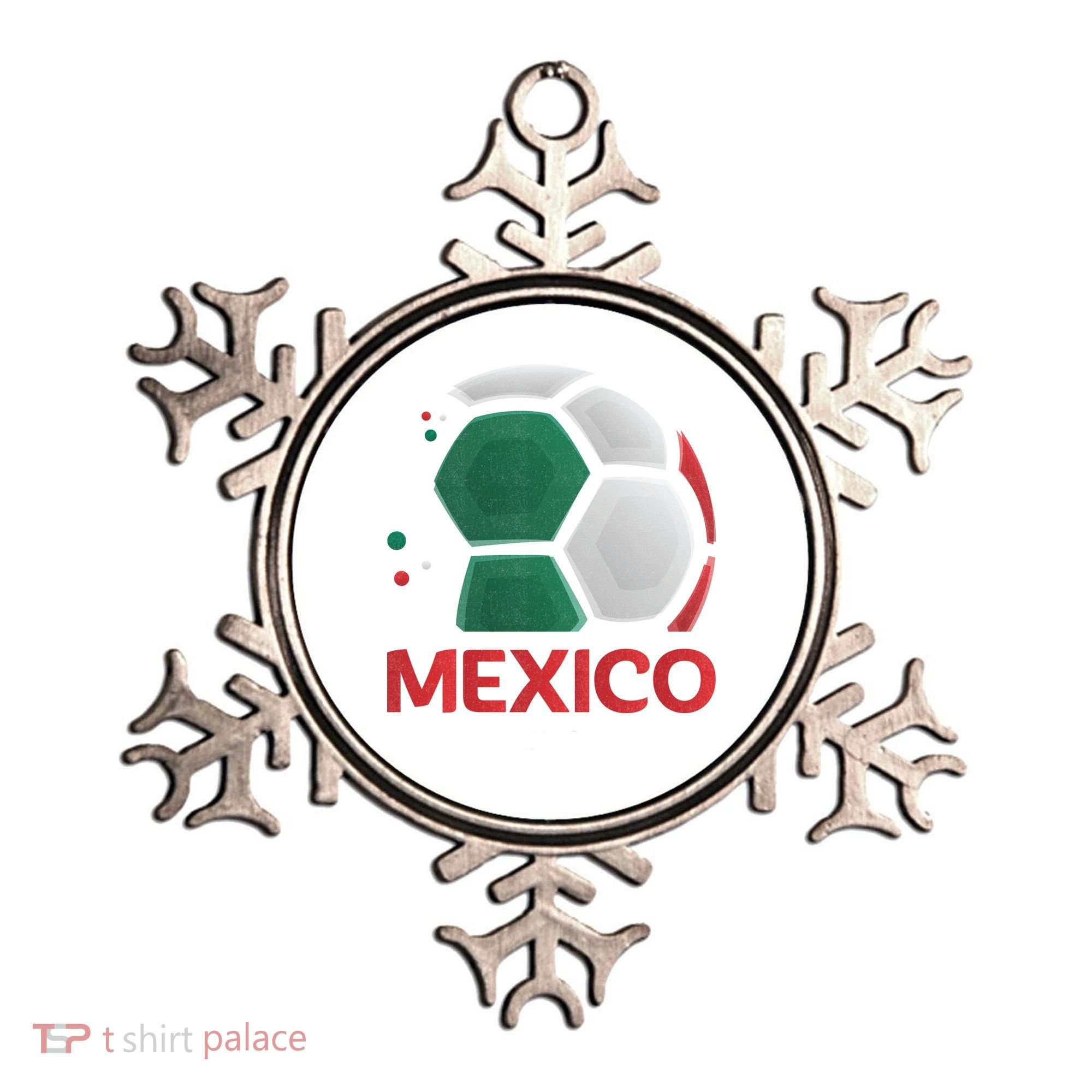 Mexico Soccer Jersey Logo Ornament