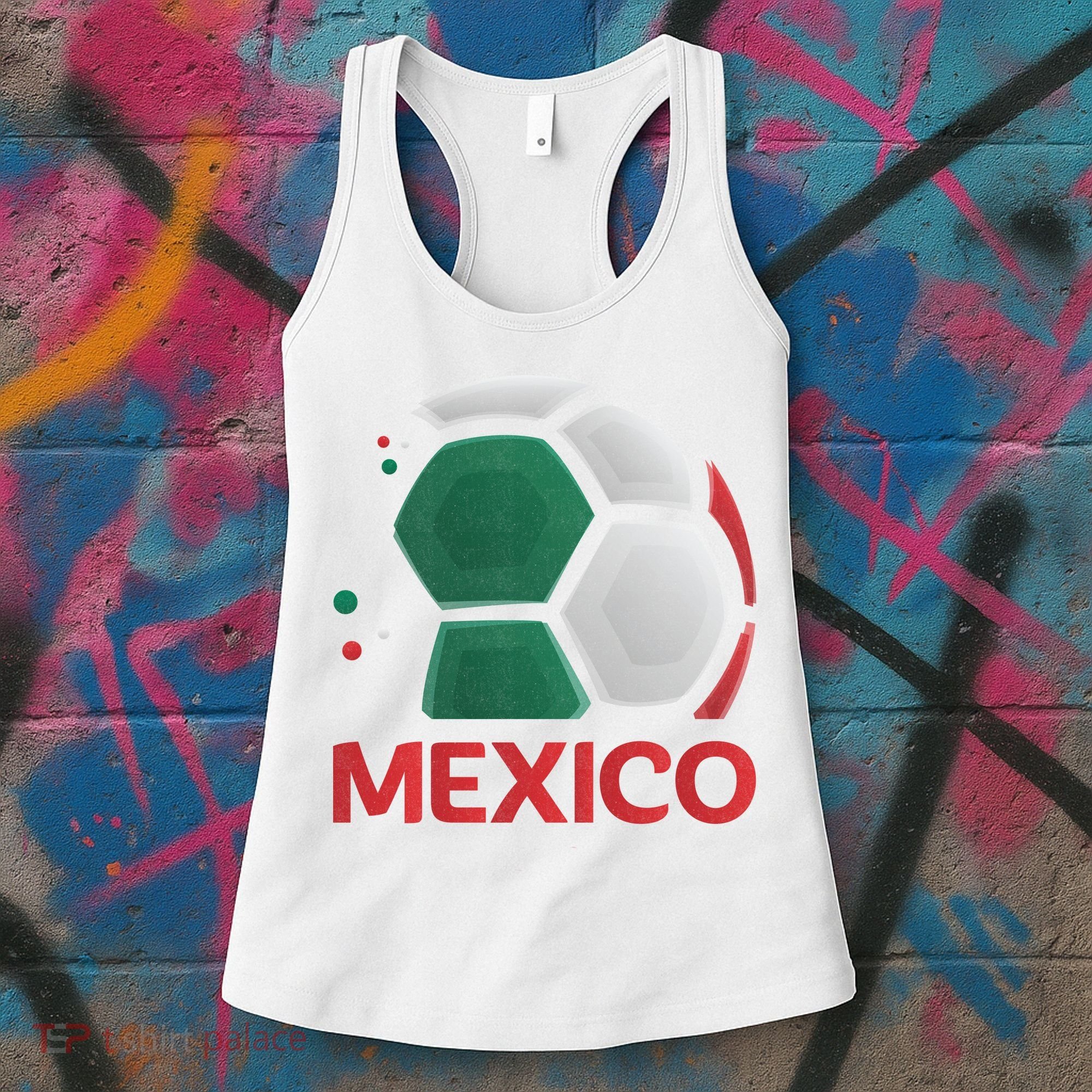 Mexico Soccer Jersey Logo Women's Tank Top