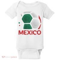 Mexico Soccer Jersey Logo Baby Bodysuit thumb 0