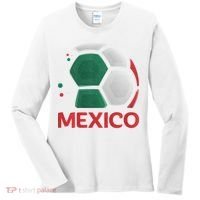 Mexico Soccer Jersey Logo Women's Long Sleeve Shirt thumb 0